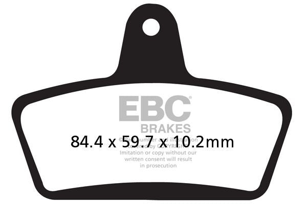 EBC BRAKE PAD FA SERIES ORGANIC FA623