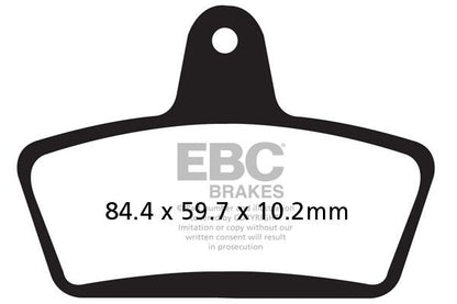 EBC BRAKE PAD FA SERIES ORGANIC FA623