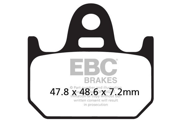 EBC BRAKE PAD FA SERIES ORGANIC FA162