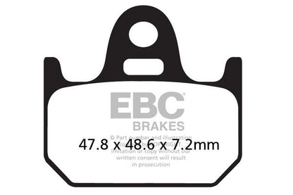 EBC BRAKE PAD FA SERIES ORGANIC FA162