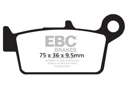 EBC BRAKE PAD SFA SERIES ORGANIC SCOOTER SFA131/3