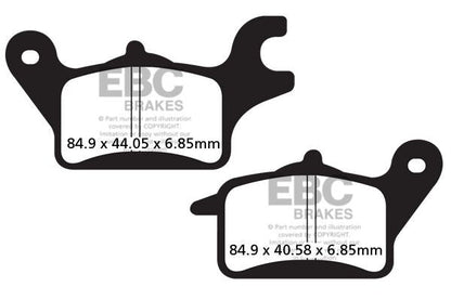 EBC BRAKE PAD SFA SERIES ORGANIC SCOOTER SFA625