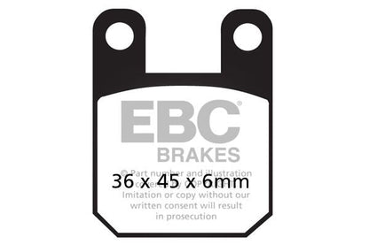 EBC BRAKE PAD SFAC SERIES CARBON FIBER SCOOTER SFAC115