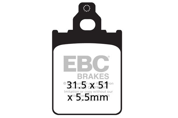 EBC BRAKE PAD SFAC SERIES CARBON FIBER SCOOTER SFAC186