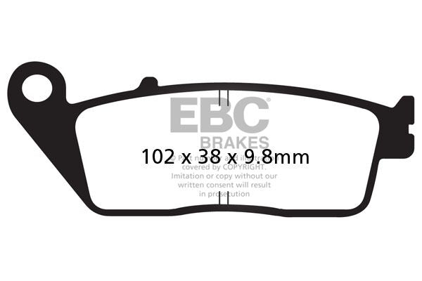 EBC BRAKE PAD SFAC SERIES CARBON FIBER SCOOTER SFAC196