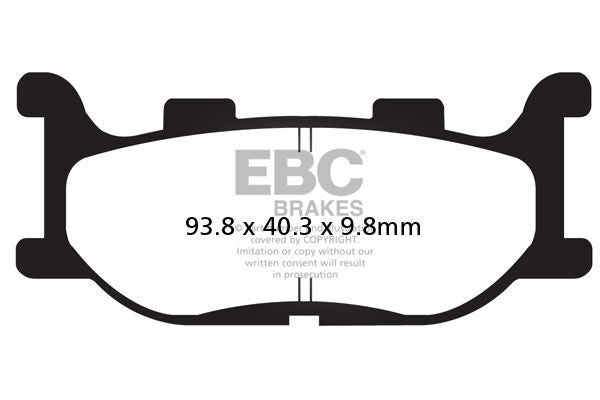 EBC BRAKE PAD SFAC SERIES CARBON FIBER SCOOTER SFAC199
