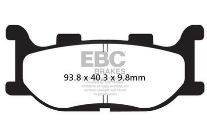 EBC BRAKE PAD SFAC SERIES CARBON FIBER SCOOTER SFAC199