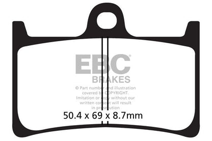 EBC BRAKE PAD SFAC SERIES CARBON FIBER SCOOTER SFAC252