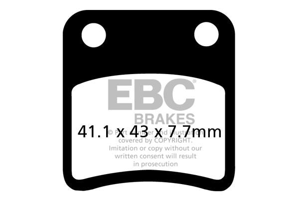 EBC BRAKE PAD SFAC SERIES CARBON FIBER SCOOTER SFAC257