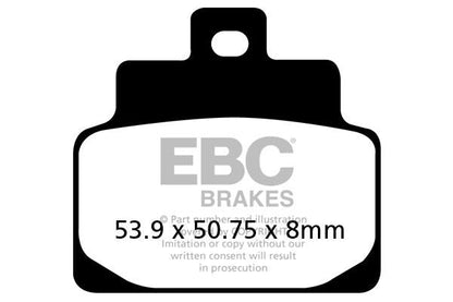 EBC BRAKE PAD SFAC SERIES CARBON FIBER SCOOTER SFAC301