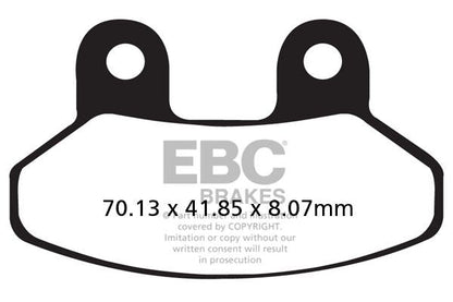 EBC BRAKE PAD SFAC SERIES CARBON FIBER SCOOTER SFAC306