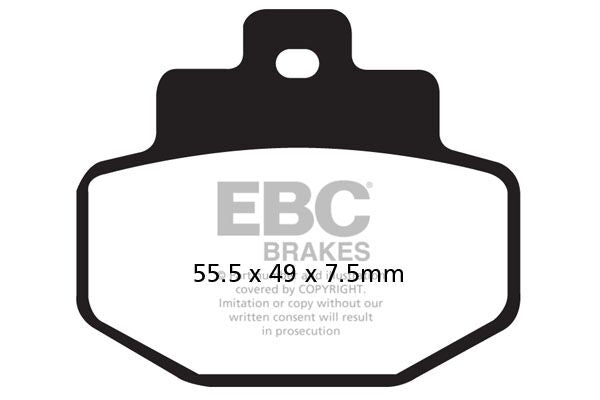EBC BRAKE PAD SFAC SERIES CARBON FIBER SCOOTER SFAC321