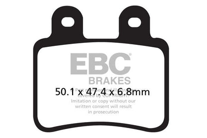 EBC BRAKE PAD SFAC SERIES CARBON FIBER SCOOTER SFAC350