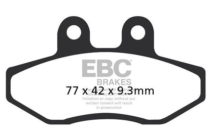 EBC BRAKE PAD SFAC SERIES CARBON FIBER SCOOTER SFAC393