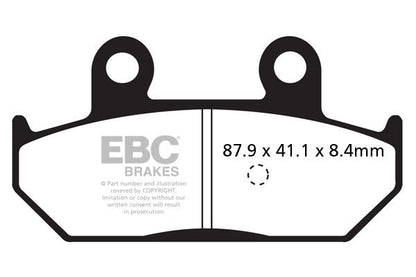 EBC BRAKE PAD SFAC-SERIES CARBON SCOOTER SFAC412