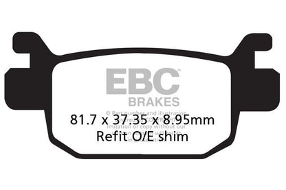 EBC BRAKE PAD SFAC-SERIES CARBON SCOOTER SFAC415