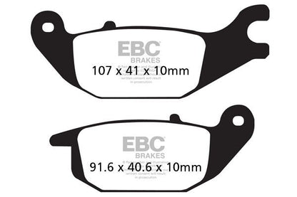 EBC BRAKE PAD SFA-SERIES ORGANIC SCOOTER SFA343