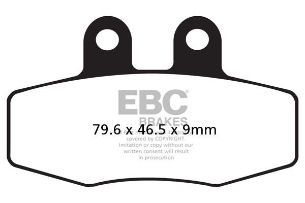 EBC BRAKE PAD FA-SERIES ORGANIC FA132