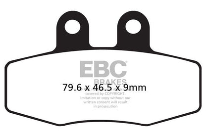 EBC BRAKE PAD FA-SERIES ORGANIC FA132