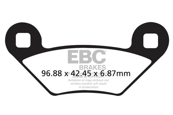 EBC BRAKE PAD FA-TT SERIES CARBON OFFROAD FA475TT