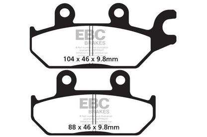 EBC BRAKE PAD FA-TT SERIES CARBON OFFROAD FA642TT