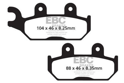 EBC BRAKE PAD FA-TT SERIES CARBON OFFROAD FA645TT