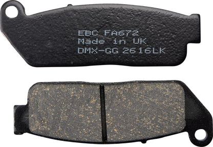 EBC BRAKE PAD FA SERIES ORGANIC FA672