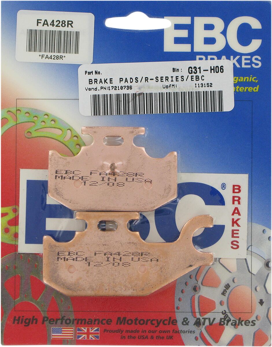 EBC BRAKE PAD FA-R SERIES SINTERED METAL FA428R