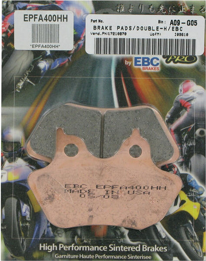 EBC BRAKE PAD EPFA-HH SERIES SINTERED METAL EPFA400HH