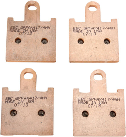 EBC BRAKE PAD GPFAX-HH SERIES SINTERED METAL GPFAX417/4HH