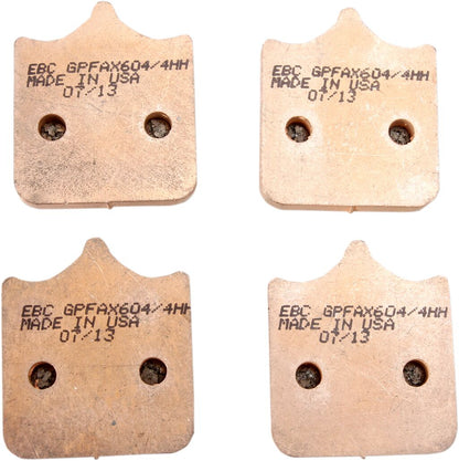 EBC BRAKE PAD GPFAX-HH SERIES SINTERED METAL GPFAX604/4HH