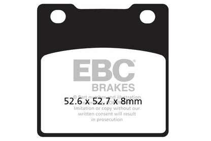 EBC BRAKE PAD FA-V SERIES SINTERED METAL/ORGANIC COMPOUND FA161V