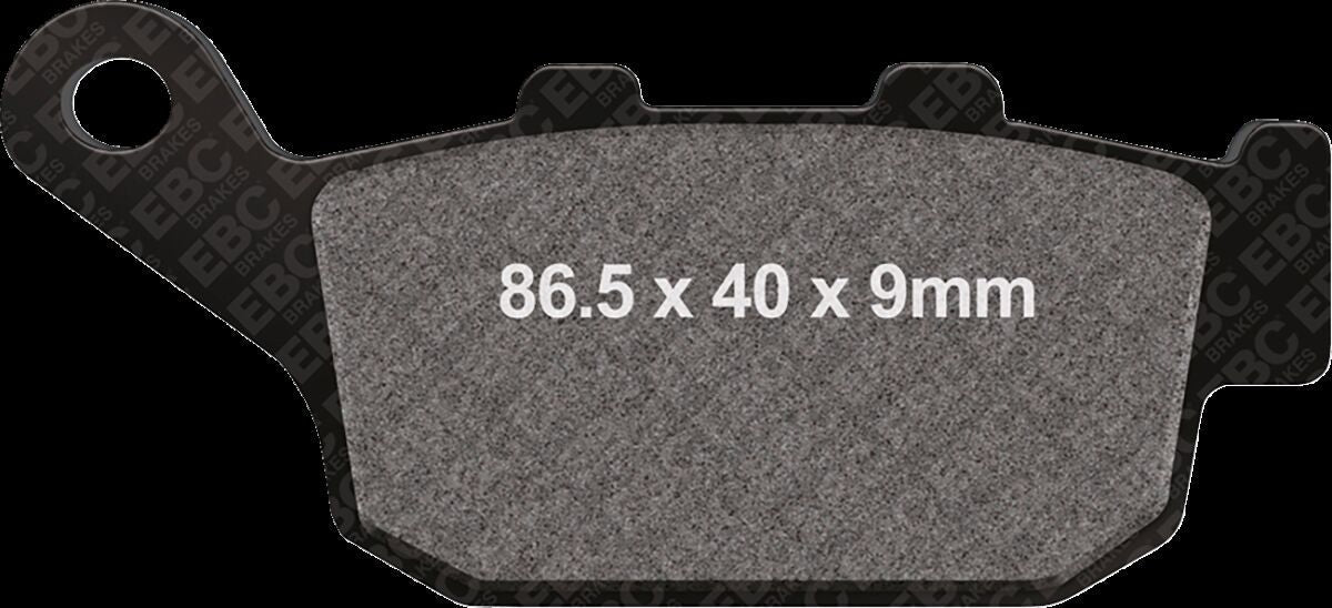 EBC BRAKE PAD FA-V SERIES SINTERED METAL/ORGANIC COMPOUND FA496V