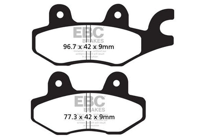 EBC BRAKE PAD GPFA-HH SERIES SINTERED METAL GPFAX197HH