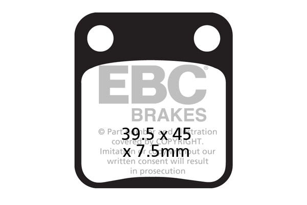 EBC BRAKE PAD SFA-HH SERIES SINTERED METAL SFA054HH