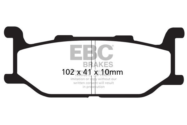 EBC BRAKE PAD SFA-HH SERIES SINTERED METAL SCOOTER SFA179HH
