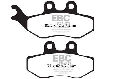 EBC BRAKE PAD SFA-HH SERIES SINTERED METAL SCOOTER SFA194HH