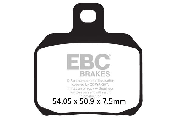 EBC BRAKE PAD SFA-HH SERIES SINTERED METAL SCOOTER SFA266HH