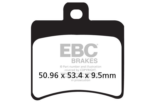 EBC BRAKE PAD SFA-HH SERIES SINTERED METAL SCOOTER SFA298HH