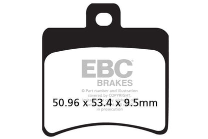 EBC BRAKE PAD SFA-HH SERIES SINTERED METAL SCOOTER SFA298HH