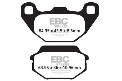 EBC BRAKE PAD SFA-HH SERIES SINTERED METAL SCOOTER SFA305HH