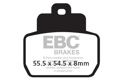 EBC BRAKE PAD SFA-HH SERIES SINTERED METAL SCOOTER SFA425HH