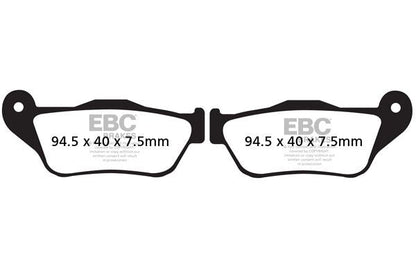 EBC BRAKE PAD SFA-HH SERIES SINTERED METAL SCOOTER SFA430HH