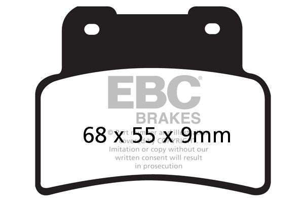 EBC BRAKE PAD SFA-HH SERIES SINTERED METAL SCOOTER SFA432HH