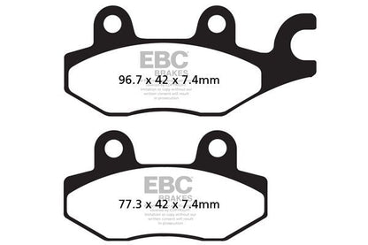 EBC BRAKE PAD FA-HH SERIES SINTERED METAL FA165HH