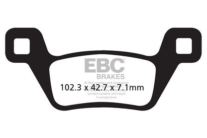 EBC BRAKE PAD FA-R SERIES SINTERED METAL FA600/2R