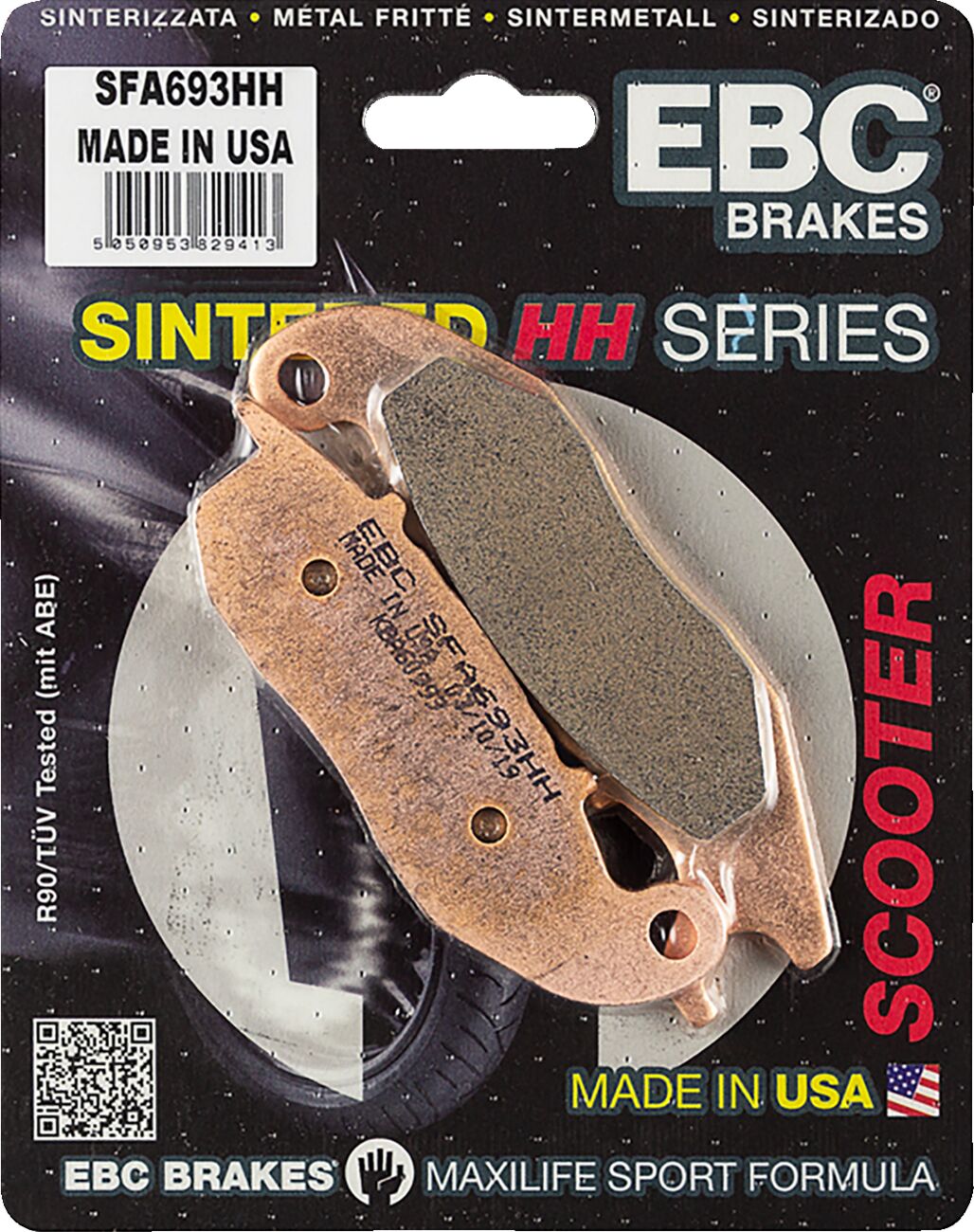 EBC BRAKE PAD SFA-HH SERIES SINTERED METAL SCOOTER SFA693HH