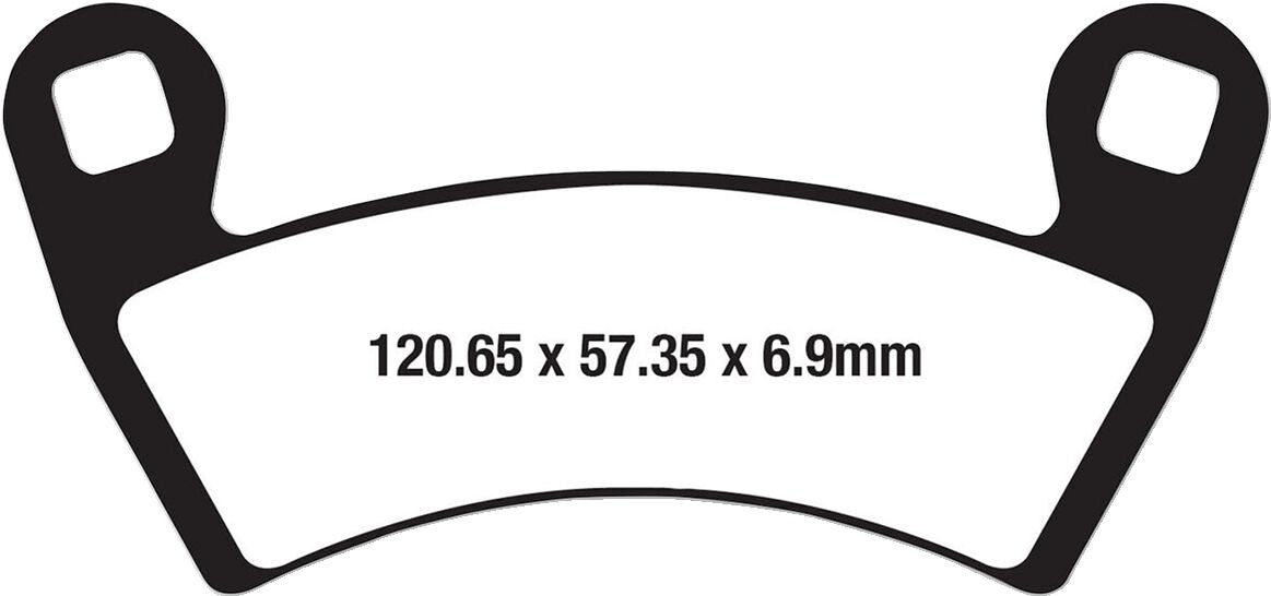 EBC BRAKE PAD FA-R SERIES SINTERED METAL FA656R