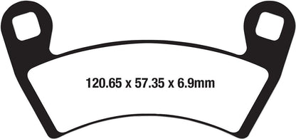 EBC BRAKE PAD FA-R SERIES SINTERED METAL FA656R