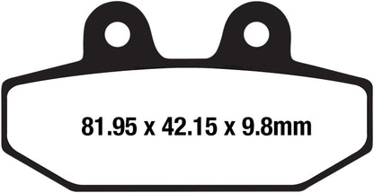EBC BRAKE PAD FA-HH SERIES SINTERED METAL FA710HH